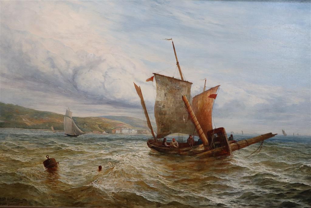 J* D* Williams (19th century) Off Little Yarmouth 23 x 34.75in.